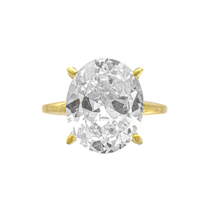 Four Carat Oval Ring