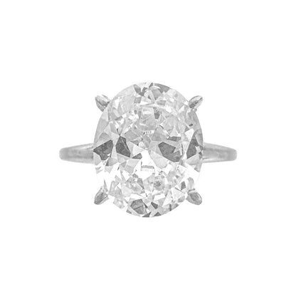 Four Carat Oval Ring