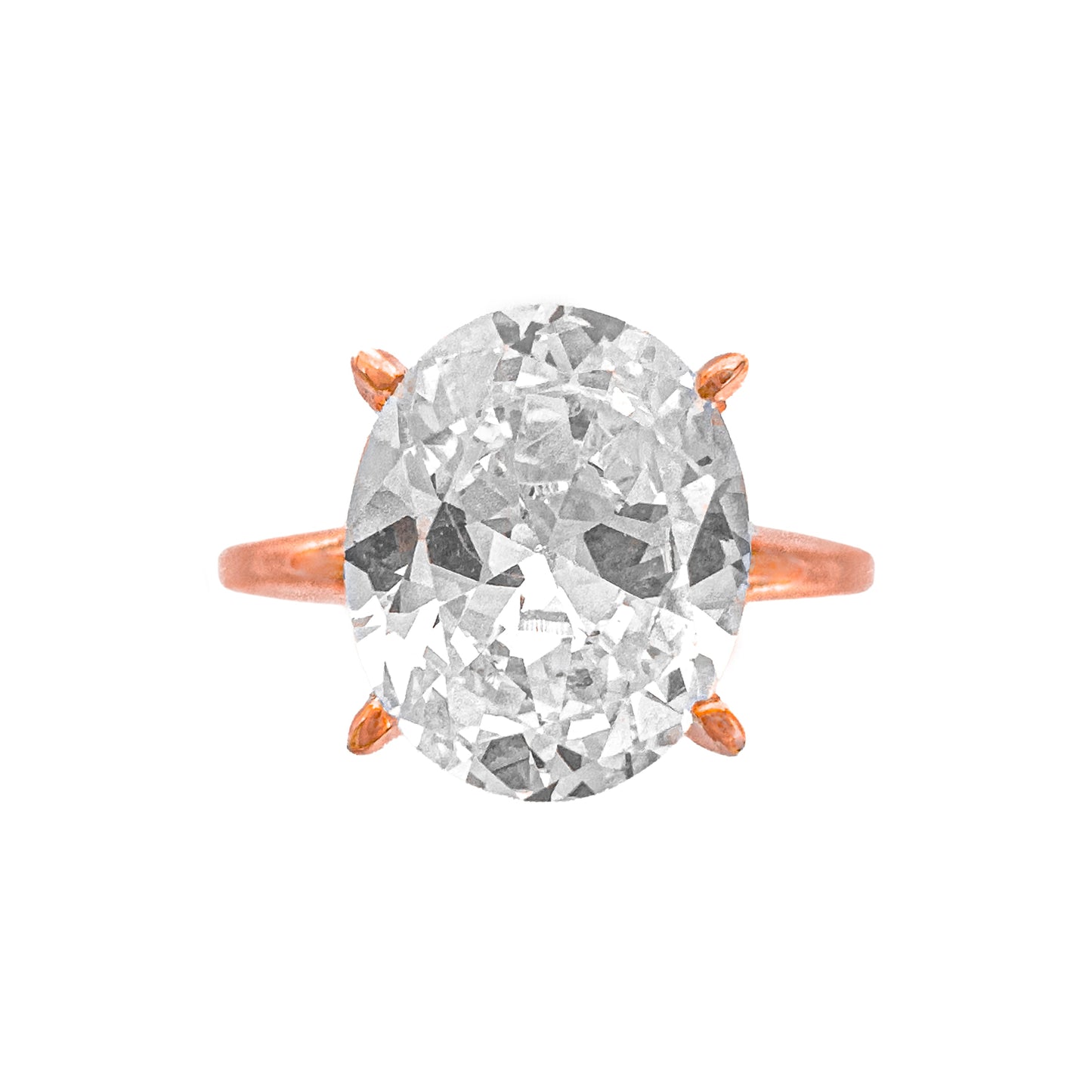 Four Carat Oval Ring