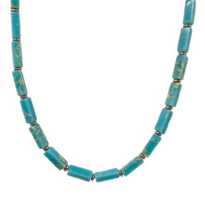 Blue Natural Stone Necklace