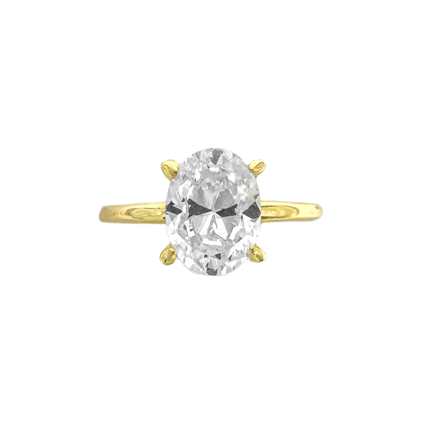 1.25 Carat Moissanite Oval Ring