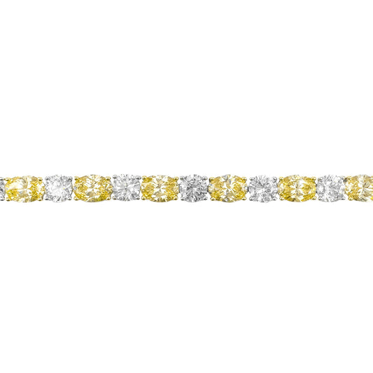 Yellow Stone Tennis Bracelet