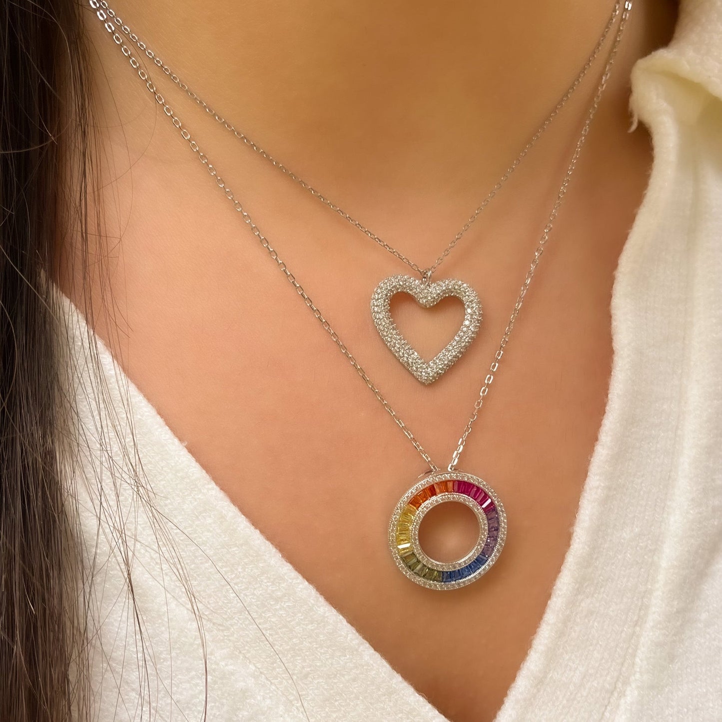 Large Rainbow Necklace