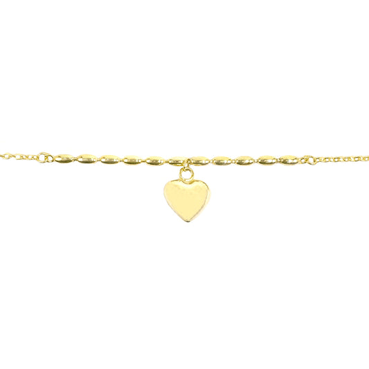 Heart Charm Bracelet