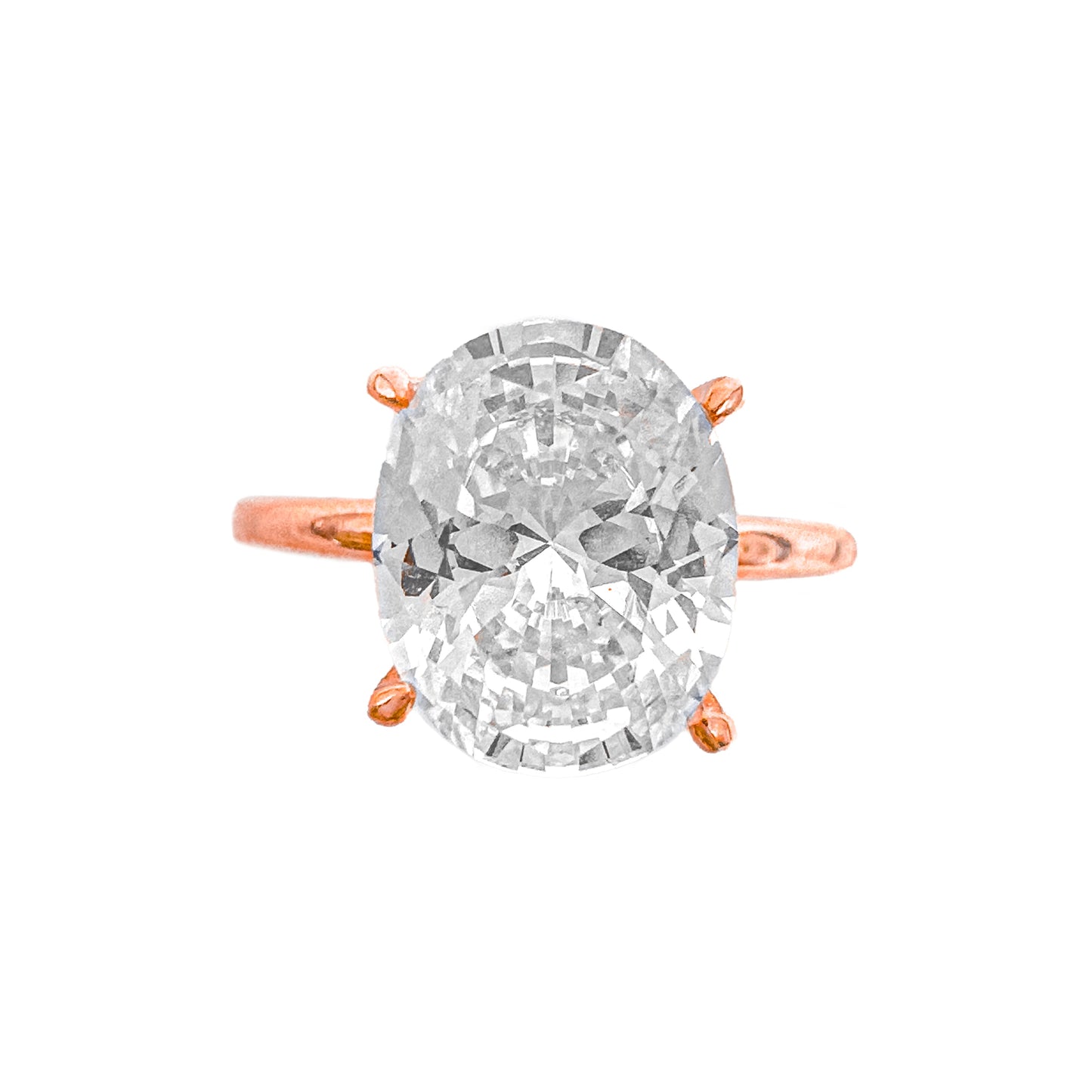 Three Carat Oval Ring