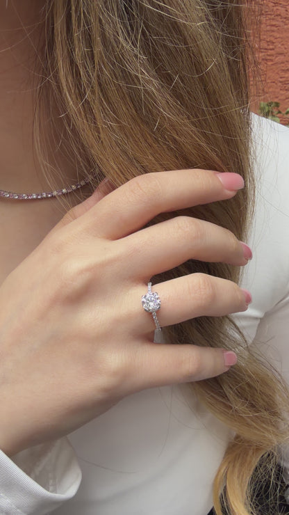 1 Carat Designer Solitaire Ring
