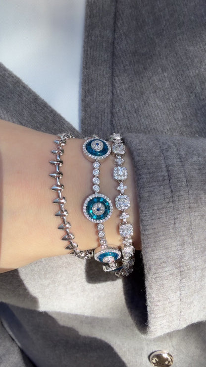 Marquise Stone Baguette Bracelet