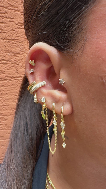 Two-Row Cuff with Stones