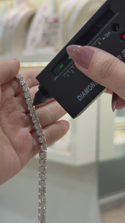 Five mm Moissanite Tennis Bracelet