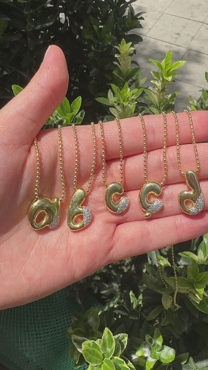 Minuscule Initial Letter Necklace