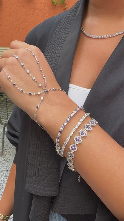 Chole Crystal Purple Stone Shahmaran