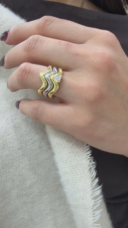 Carla Zig Zag Detail Ring