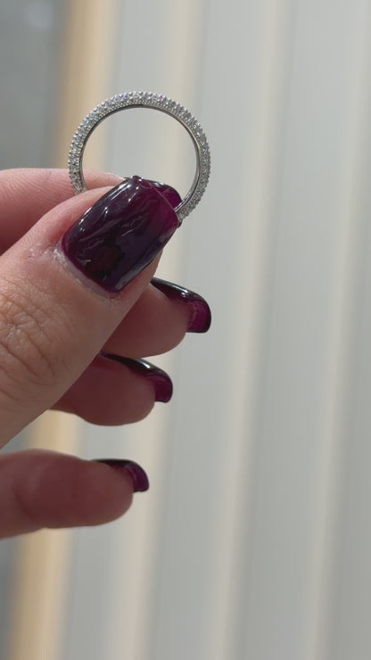 Two Rows of Full Circle Rings