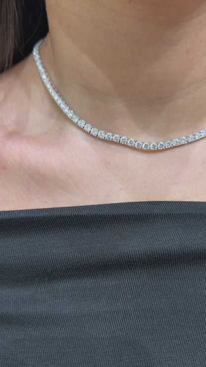 Four mm Moissanite Tennis Bracelet