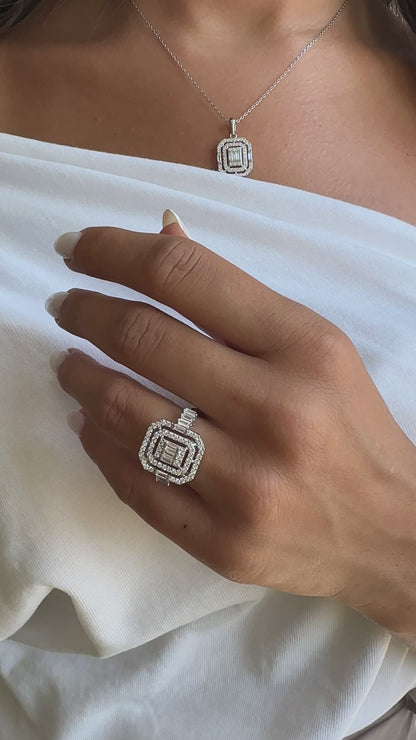 Baguette Set with Baguette Stone Detail