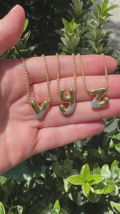 Minuscule Initial Letter Necklace