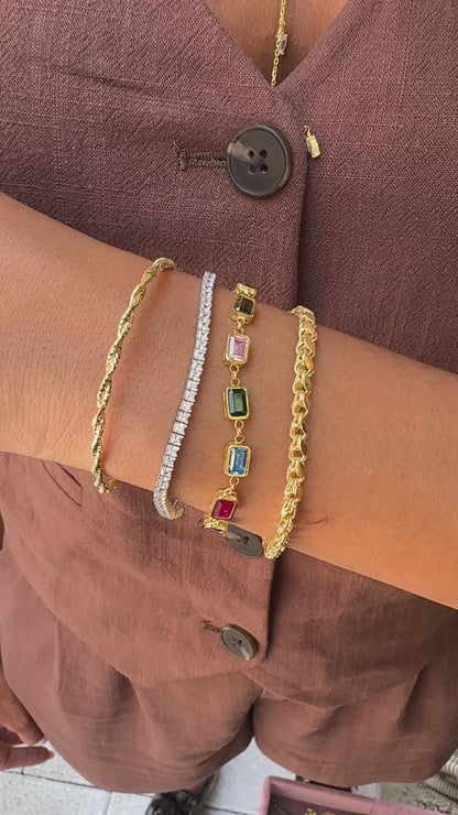 Colorful Stone Bracelet