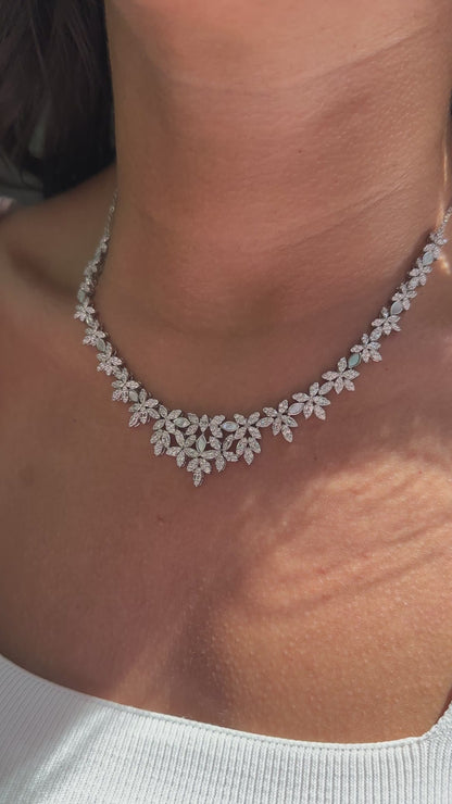 Marquise Stone Design Night Set