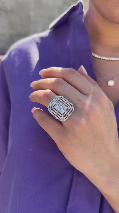 Large Baguette Ring