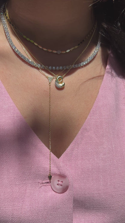 Triangle Y Necklace