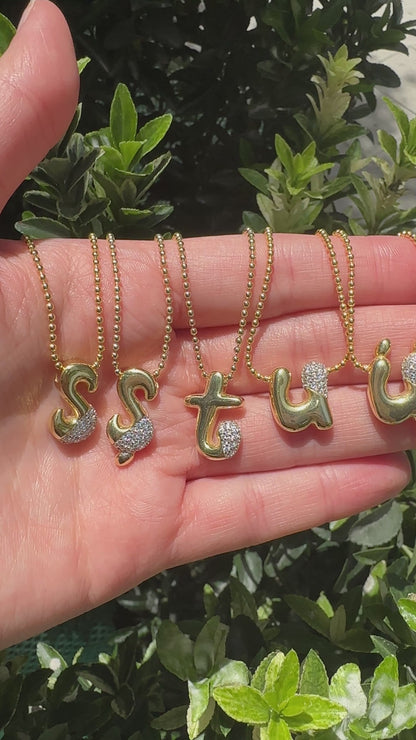Minuscule Initial Letter Necklace