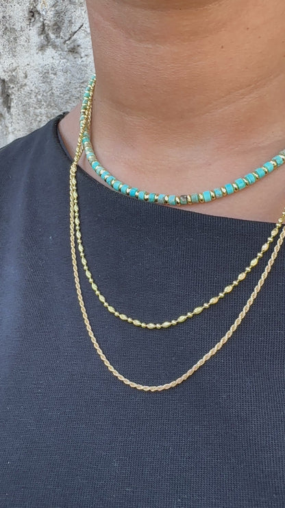 Turquoise Natural Stone Necklace
