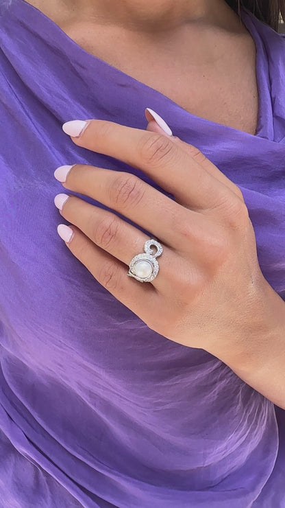 Designer Pearl Ring