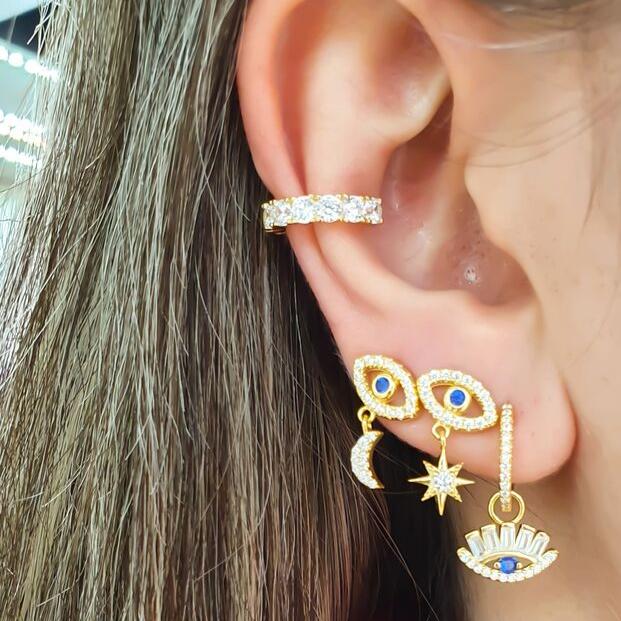 Dangle Eye Earrings