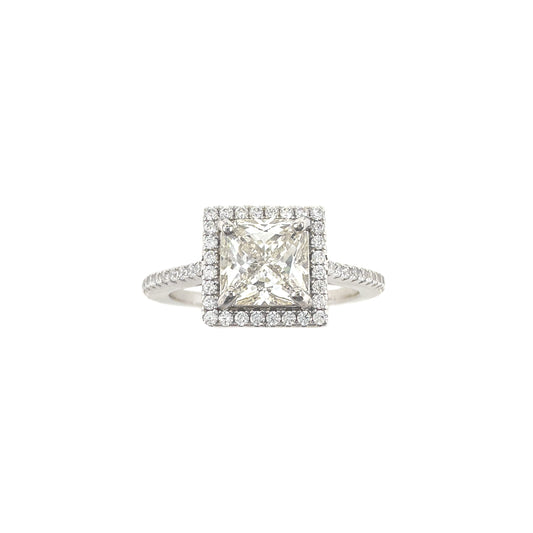 Square Moissanite Ring